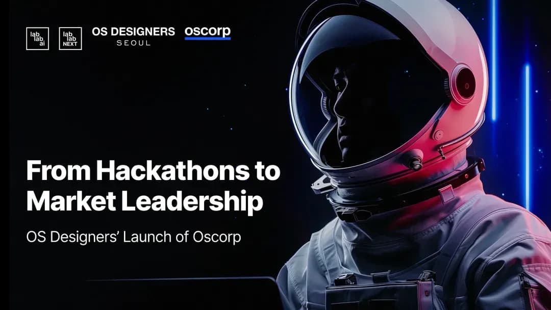 From Hackathons to Market Leadership OS Designers Launch of Oscorp (Photo=lablab.ai).